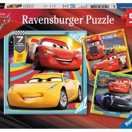 Ravensburger Puzzle Cars 3 im Rennen 3×49 Teile