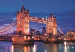 Puzzle 1000 Teile Hohe Qualität, Tower Bridge bei Nacht
