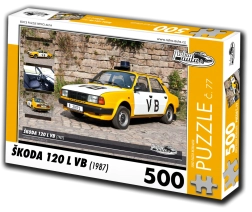 Puzzle Retro-Autos Škoda 120 L VB (1987) – 500 Teile