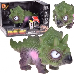 Interaktiver Gummi-Triceratops mit Sound
