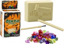 Mini-Archäologie-Set Werkzeuge zur Kristallausgrabung