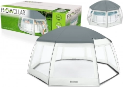 Pavillon für Pool 600 × 600 × 295 cm Bestway