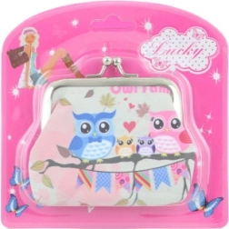 Kinder-Geldbörse mit Eulen