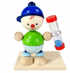 Sanduhr Figur Luis zur Zahnreinigung