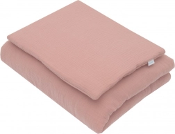 Musselin-Set mit Füllung 70 × 80 cm rosa New Baby