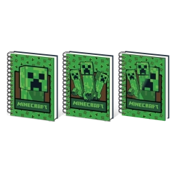 Minecraft Linsenraster-Notizbuch A5 Creeper