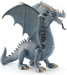 Figur Drache Grau 15,5 cm