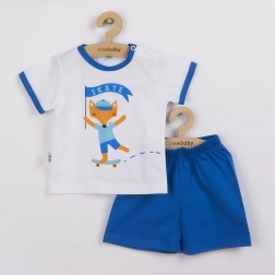 Baby-Set T-Shirt und Shorts NEW BABY Fuchs