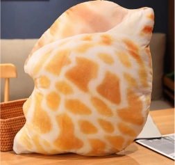 Plüschkissen Muschel 50 x 40 cm