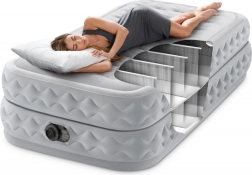 Aufblasbares Dura-Beam Twin-Bett mit integrierter Pumpe