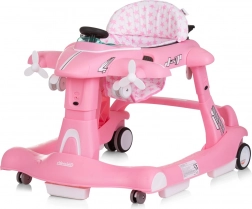 Lauflernhilfe 3in1 Flugzeug Rosa