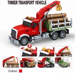 Holzkran-Lkw 1:14 mit Licht und Sound