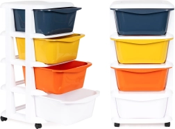 Organizer mit 4 Schubladen auf Rollen von ModernHome