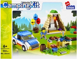 Camping-Bauset mit Auto – 251 Teile