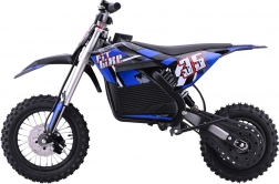 Elektrisches Mini-Motorrad Pit Bike blau 1000 W