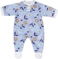 BABY born blauer Blumen-Strampler für 43 cm große Puppen