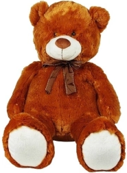 Plüschbär mit Schleife 70 cm braun