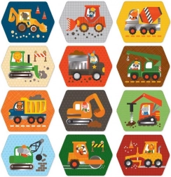 Pexeso Baumaschinen für Kinder