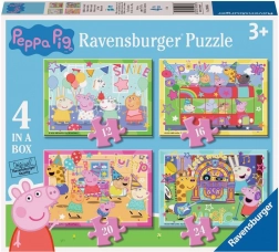 Puzzle Peppa Wutz auf der Feier 4in1