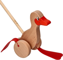 Holzente zum Schieben für Kinder