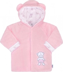 Winter-Babyjacke mit Öhrchen New Baby Nice Bear rosa