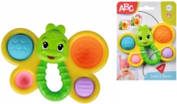 Rassel-Schmetterling für Babys mit weichen Füllungen und Griff