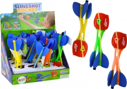 Bunte Schaum-Wurfrakete mit einer Reichweite von 25 Metern