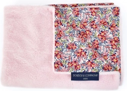 Plüsch-Babydecke Boh'aime 70 × 100 cm rosa