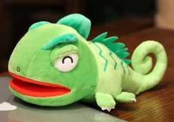 Plüschdrache Grünes Handpuppe 30 cm