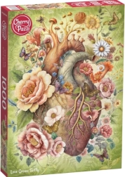 Cherry Pazzi Puzzle Zarter Aufblühen der Liebe 1000 Teile