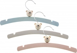 Hess Holz-Kleiderbügel Bär 6 Stk.