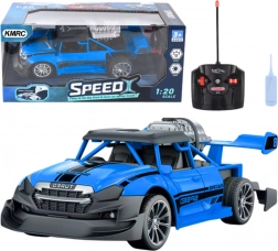 RC-Auto 1:20 mit Dampfeffekt und Lichtern – blau
