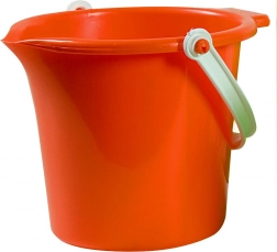 Androni Eimer mit Ausgießer – Durchmesser 18 cm – Rot