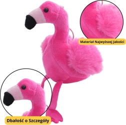 Flamingo Plüschanhänger rosa 12 cm