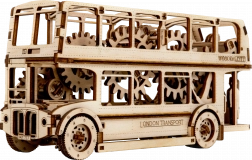 Holz 3D Puzzle – Londoner Bus