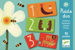Duo Puzzle Zahlen DJECO