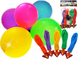 Set aus 5 farbigen LED-Leuchtballons 30 cm – effektvolle Dekoration