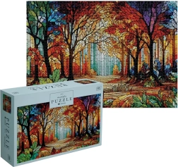 Interdruk Puzzle Stained Glass: Wald 2000 Teile