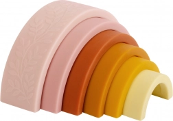 A Little Lovely Company Montessori Stapel-Regenbogen – Sonnenuntergang