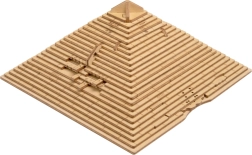 Einzigartiges Spiel Holzpuzzle Pyramide