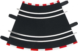 Kurven 1/45° für Slotcar-Bahn GO!!!, GO!!! Plus und Digital 143 (4 Stk.)