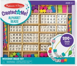 Kreativ-Set mit Buchstabenperlen
