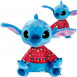 Plüschspielzeug DISNEY Lilo & STITCH im roten Weihnachtspullover 25 cm