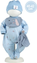 Kleidung für Neugeborenen-Puppe 40–42 cm mit Zubehör