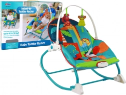 Kinderwippe 2-in-1 mit Vibrationen und Dinosauriermotiven