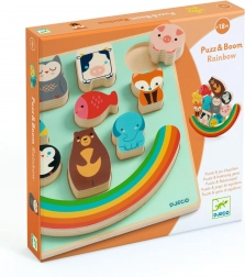 Puzz & Boom Tiere mit Regenbogen von Djeco