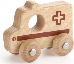 Holz-Krankenwagen