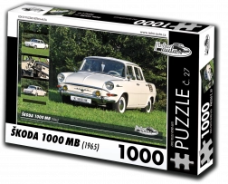 Puzzle RETRO-AUTA Škoda 1000 MB (1965) – 1000 Teile
