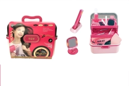 Kinder-Haarstudio mit Glätteisen und Spiegel