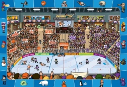 Eurographics Spot & Find Puzzle Hockey 100 Teile